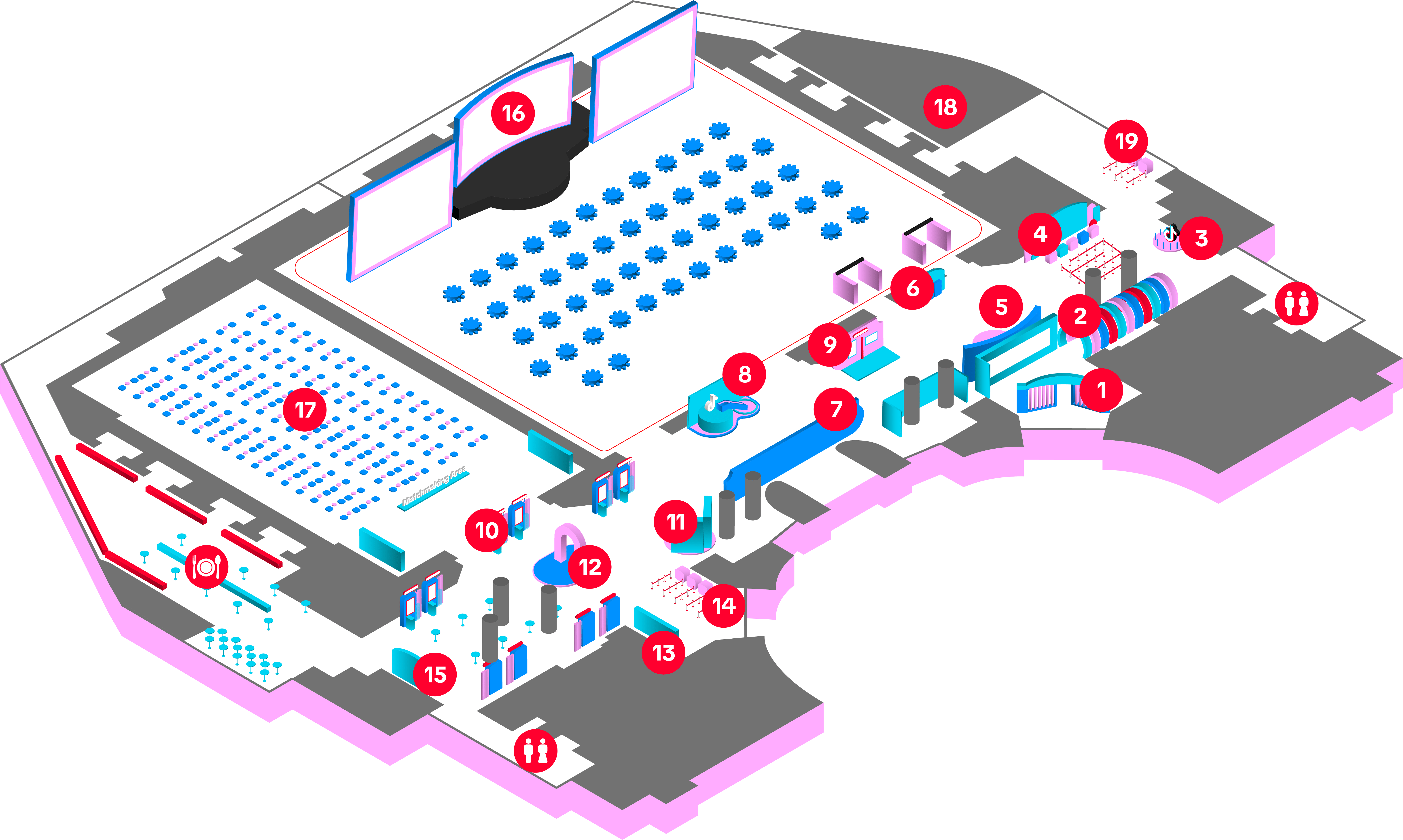 TikTok CreatorFest 2025 Venue Maps